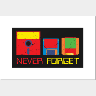 Obsolete Media Never Forget Posters and Art